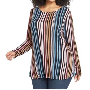 Striped Multicolor Women's Top